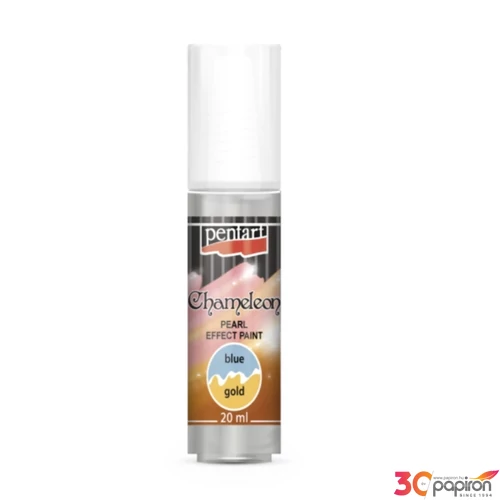 Akrilfesték gyöngyház 20ml Pentart Chameleon kék-arany 7184