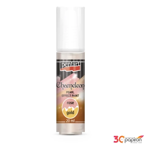 Akrilfesték gyöngyház 20ml Pentart Chameleon rózsa-arany 7185