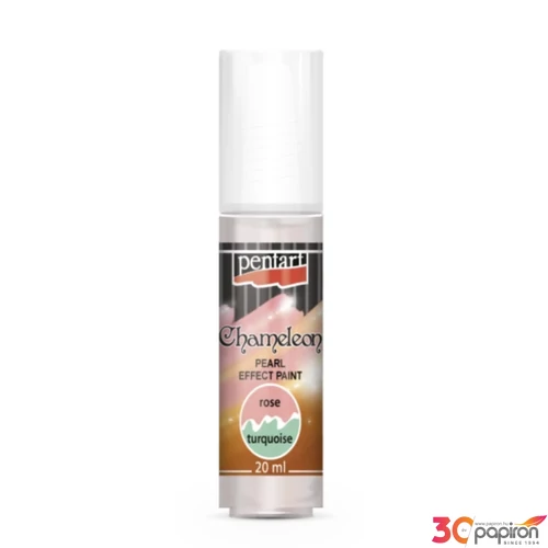 Akrilfesték gyöngyház 20ml Pentart Chameleon rózsa-türkiz