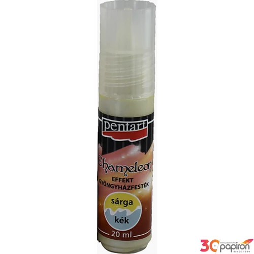 Akrilfesték gyöngyház 20ml Pentart Chameleon sárga-kék