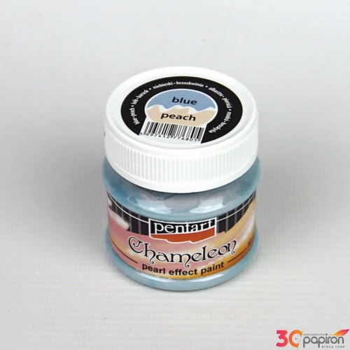 Akrilfesték gyöngyház 50ml Pentart Chameleon kék-barack