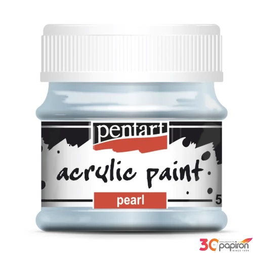 Akrilfesték gyöngyház 50ml Pentart kék 7438