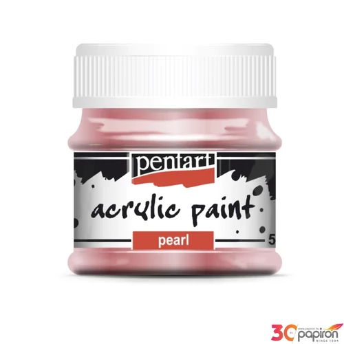 Akrilfesték gyöngyház 50ml Pentart rózsaszín 7434