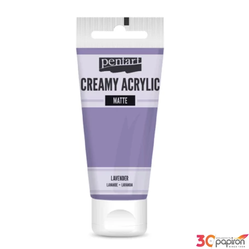 Akrilfesték krémes Pentart matt 60ml levendula