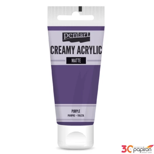 Akrilfesték krémes Pentart matt 60ml lila