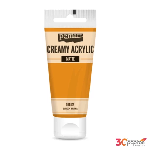 Akrilfesték krémes Pentart matt 60ml narancs