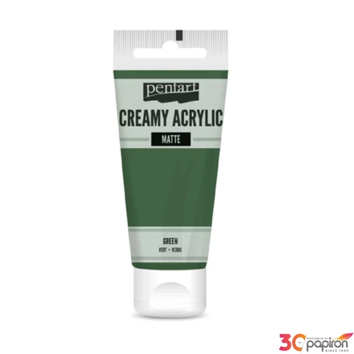 Akrilfesték krémes Pentart matt 60ml zöld