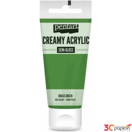 Akrilfesték krémes Pentart selyemfényű 60ml - fűzöld