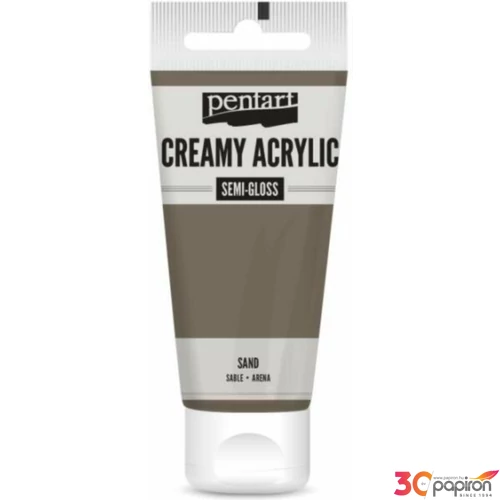 Akrilfesték krémes Pentart selyemfényű 60ml - homok