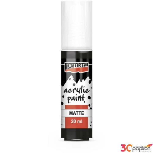 Akrilfesték matt 20ml Pentart fekete 6405