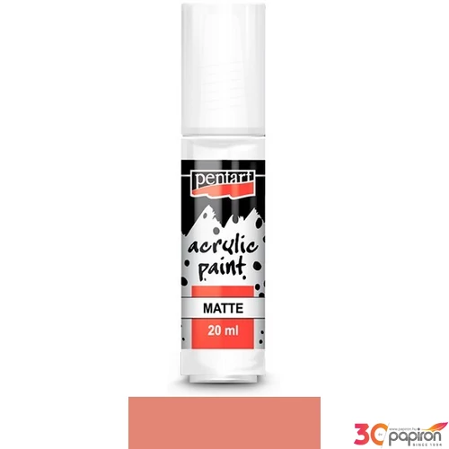 Akrilfesték matt 20ml Pentart korall