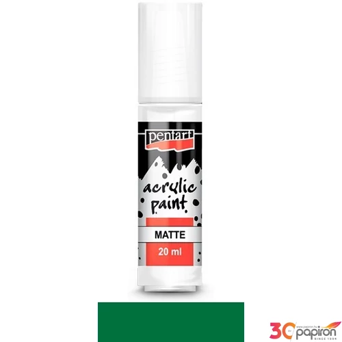 Akrilfesték matt 20ml Pentart középzöld 6423