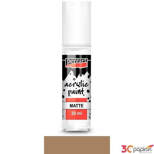 Akrilfesték matt 20ml Pentart mogyoró