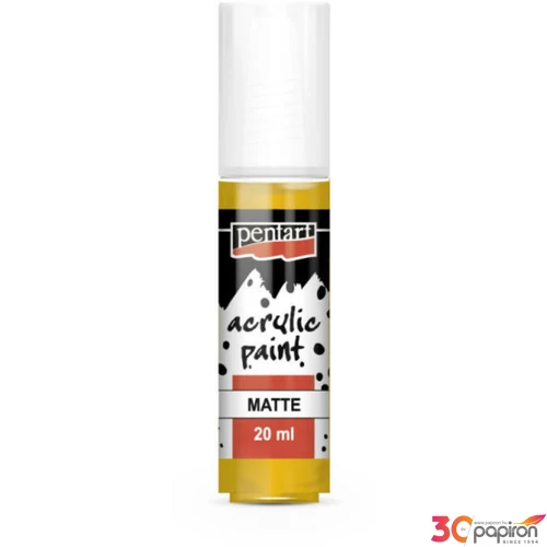 Akrilfesték matt 20ml Pentart napsárga 6412