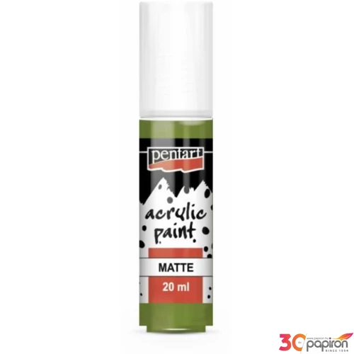 Akrilfesték matt 20ml Pentart oliva 6431
