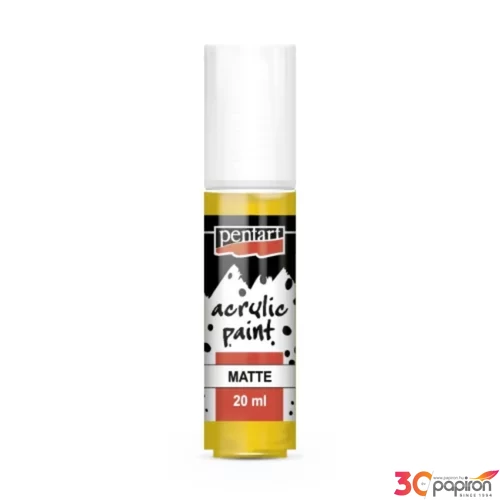 Akrilfesték matt 20ml Pentart sárga 6402