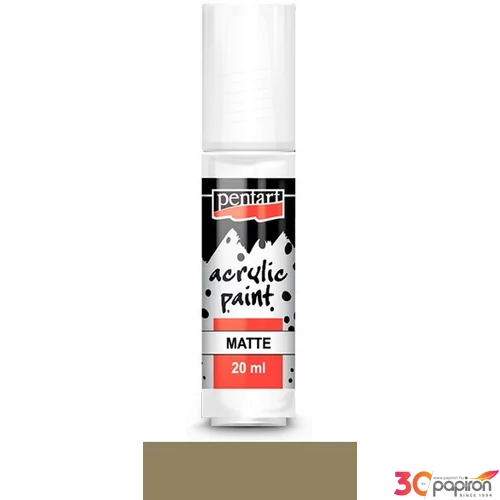 Akrilfesték matt 20ml Pentart sólyombarna