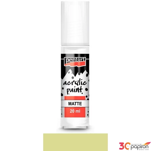 Akrilfesték matt 20ml Pentart vintage sárga