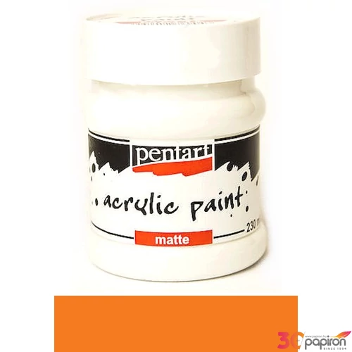Akrilfesték matt 230ml Pentart narancs
