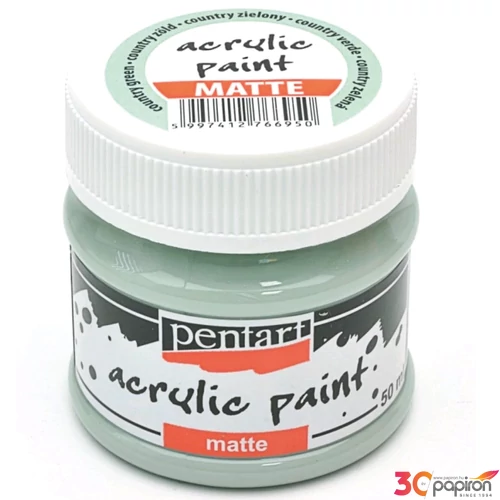 Akrilfesték matt 50ml country-zöld 4396