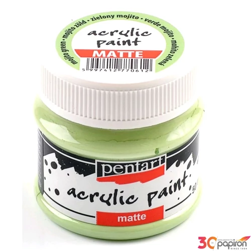 Akrilfesték matt 50ml mojito zöld Pentart 7061