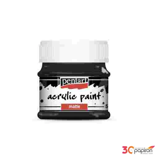 Akrilfesték matt 50ml Pentart fekete 6655