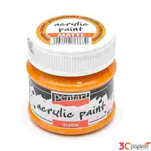Akrilfesték matt 50ml Pentart narancs - 6663