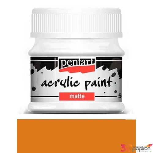 Akrilfesték matt 50ml Pentart sárgásvörös agyag