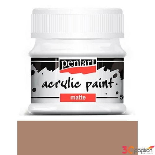 Akrilfesték matt 50ml Pentart sötét homok