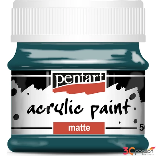 Akrilfesték matt 50ml Pentart türkizkék 9299