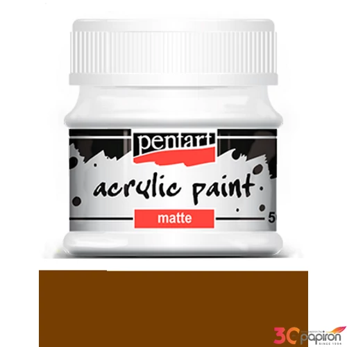 Akrilfesték matt 50ml Pentart világosbarna 6674