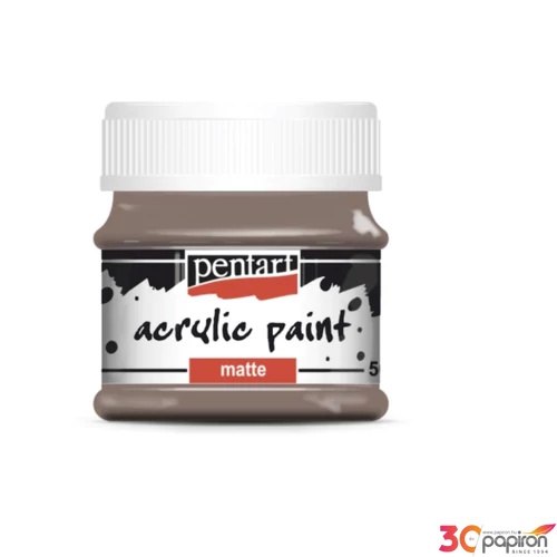 Akrilfesték matt 50ml Pentart vintage barna 7053