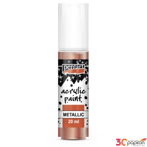 Akrilfesték metál 20ml Pentart bronz 7143
