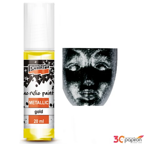 Akrilfesték metál 20ml Pentart grafit