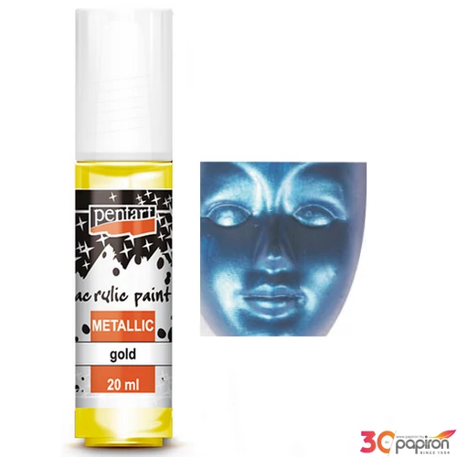 Akrilfesték metál 20ml Pentart kék