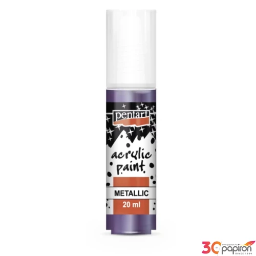 Akrilfesték metál 20ml Pentart lila 7152