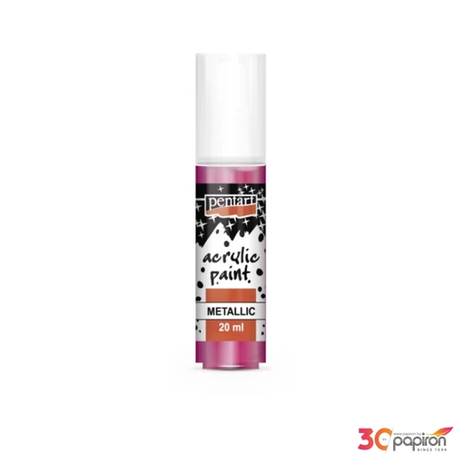 Akrilfesték metál 20ml Pentart magenta 7154