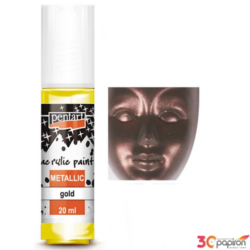 Akrilfesték metál 20ml Pentart padlizsán