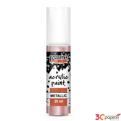 Akrilfesték metál 20ml Pentart rózsaszín 7168