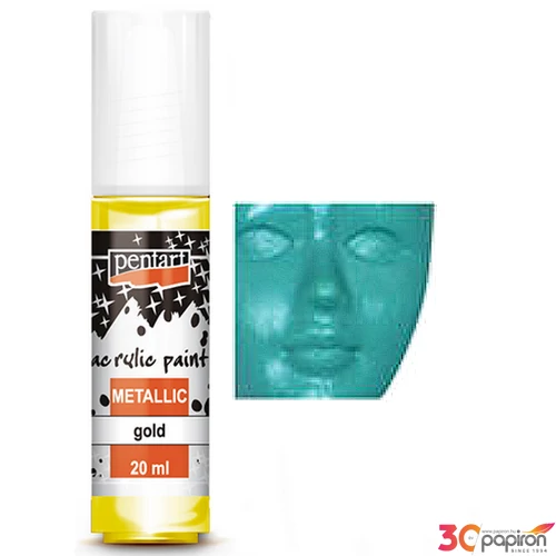 Akrilfesték metál 20ml Pentart türkiz
