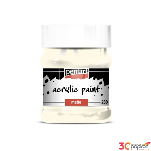 Akrilfesték Matt 230ml Pentart elefántcsont 6935
