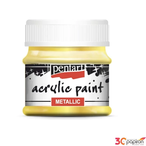 Akrilfesték metál 50ml barokkarany Pentart 7687