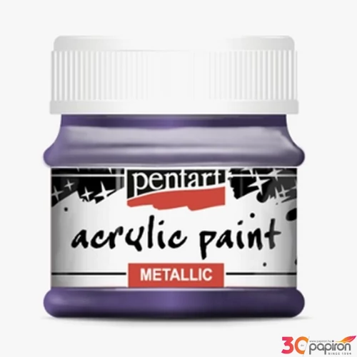 Akrilfesték metál 50ml Pentart lila 7412