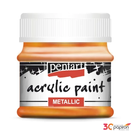 Akrilfesték metál 50ml Pentart orange 7424
