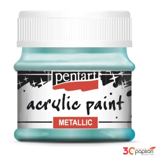 Akrilfesték metál 50ml Pentart türkiz 7430