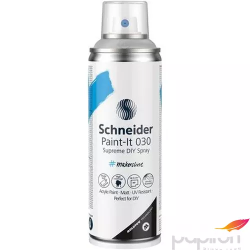 Akrilfesték spray 200ml Schneider Paint-It 030, Ezüst