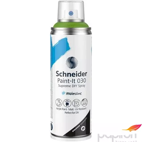 Akrilfesték spray 200ml Schneider Paint-It 030, Zöld