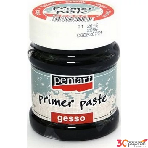 Alapozó festék Pentart fekete, 230 ml