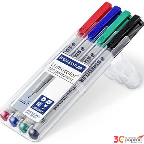 Alkoholmentes marker Staedtler Lumocolor 316 F' 0,6mm OHP 4színű Írószerek STAEDTLER 316 WP4