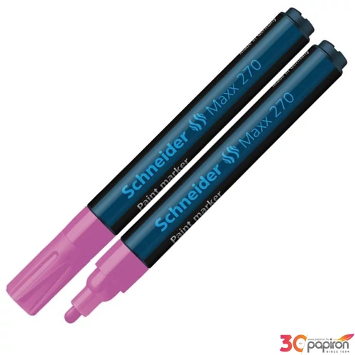 Lakkmarker Schneider Maxx 270' 1-3mm kúpos hegyű rózsaszín Írószerek SCHNEIDER 127009